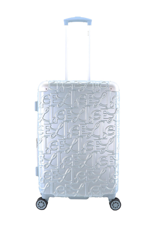 ELLE Alors Hard Suitcase / Trolley / Travel Suitcase - (Set/S/M/L) - Silver