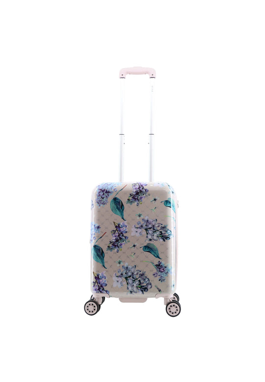 ELLE Floret Hard Suitcase / Trolley / Travel Suitcase - (Set/S/M/L) - Lilac