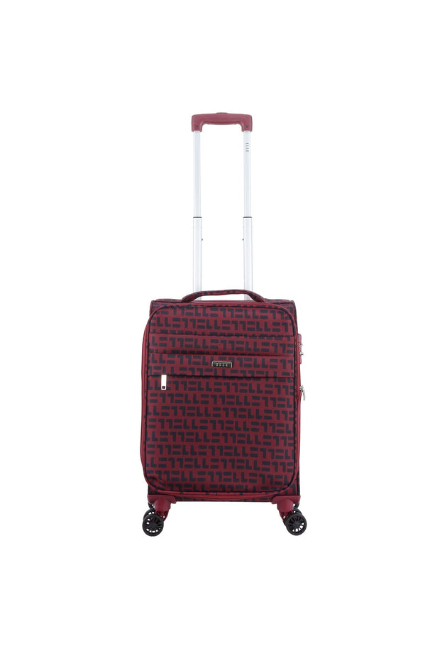 ELLE Couture Hard Suitcase / Trolley / Travel Suitcase - (Set/S/M/L) - Burgundy