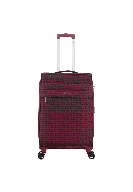 ELLE Couture Hard Suitcase / Trolley / Travel Suitcase - (Set/S/M/L) - Burgundy