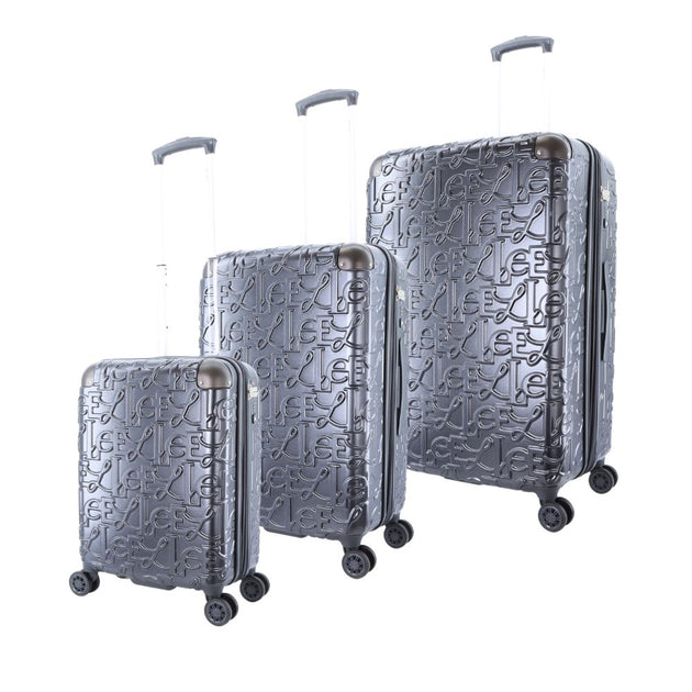 ELLE Alors Hard Suitcase / Trolley / Travel Suitcase - (Set/S/M/L) - Anthracite