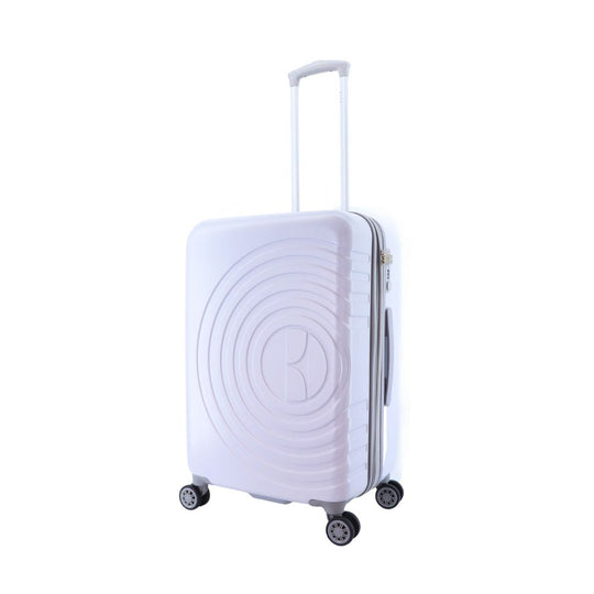 ELLE Debossed Hard Suitcase / Trolley / Travel Suitcase - (Set/S/M/L) - Lila