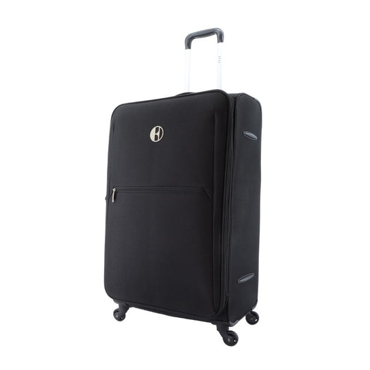 ELLE Mode Solft Suitcase / Trolley / Travel Suitcase - (Set/S/M/L) - Black