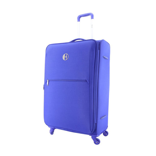 ELLE Mode Solft Suitcase / Trolley / Travel Suitcase - (Set/S/M/L) - Blue