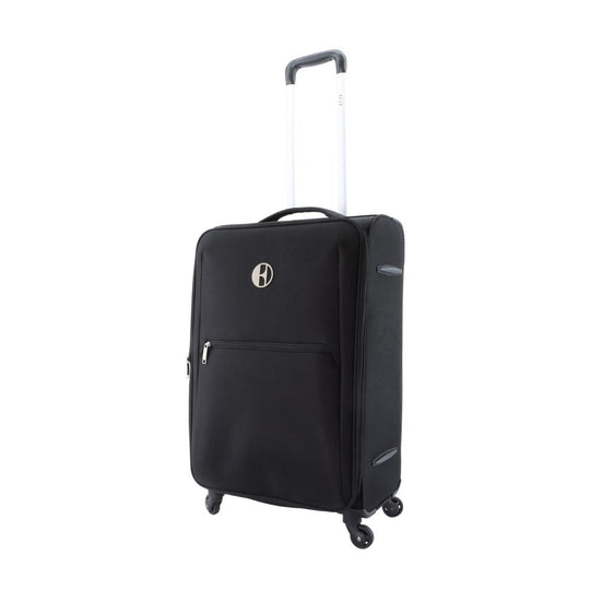 ELLE Mode Solft Suitcase / Trolley / Travel Suitcase - (Set/S/M/L) - Black