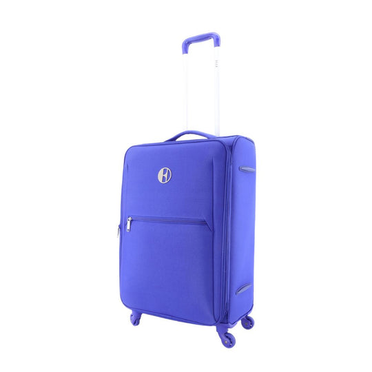 ELLE Mode Solft Suitcase / Trolley / Travel Suitcase - (Set/S/M/L) - Blue
