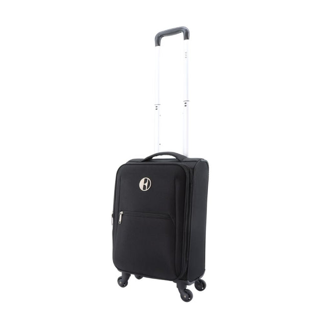 ELLE Mode Solft Suitcase / Trolley / Travel Suitcase - (Set/S/M/L) - Black