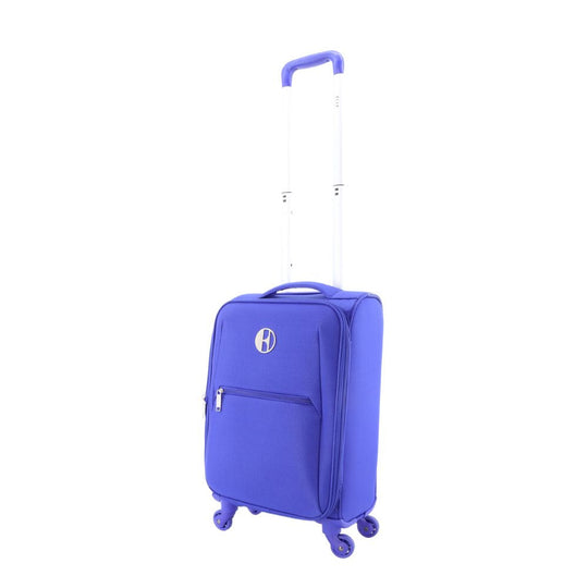 ELLE Mode Solft Suitcase / Trolley / Travel Suitcase - (Set/S/M/L) - Blue