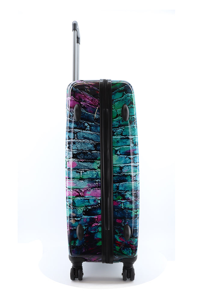 Saxoline Headphone Printed Hard Suitcase / Trolley / Travel Suitcase - (Set/S/M/L)