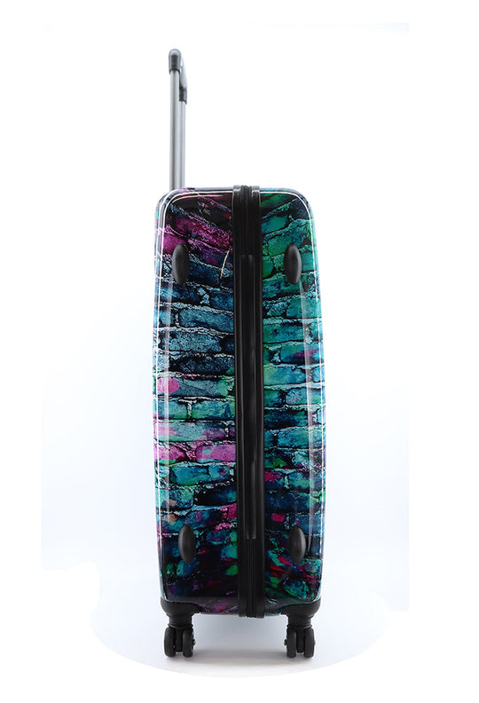 Saxoline Headphone Printed Hard Suitcase / Trolley / Travel Suitcase - (Set/S/M/L)