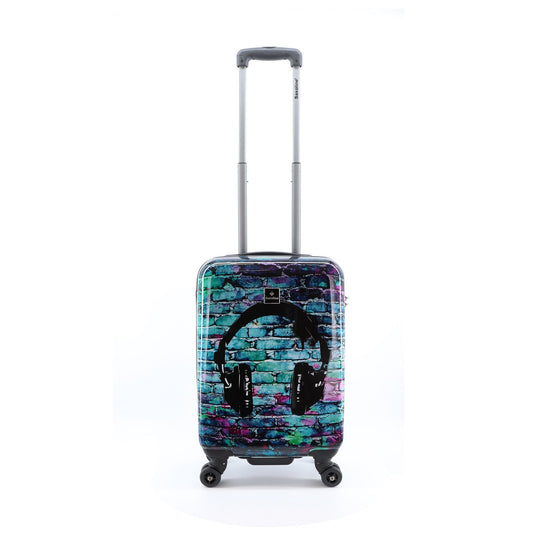 Saxoline Headphone Printed Hard Suitcase / Trolley / Travel Suitcase - (Set/S/M/L)