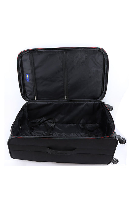 Saxoline Relax Red zipper Soft Suitcase / Trolley / Travel Suitcase - (Set/S/M/L)