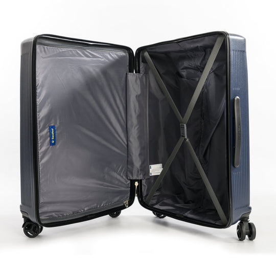 Saxoline Algarve Hard Suitcase / Trolley / Travel Suitcase - (Set/S/M/L) - Navy