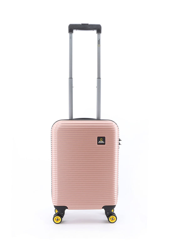 National Geographic Abroad Hard Suitcase / Trolley / Travel Suitcase - (Set/S/M/L) - Rose Gold