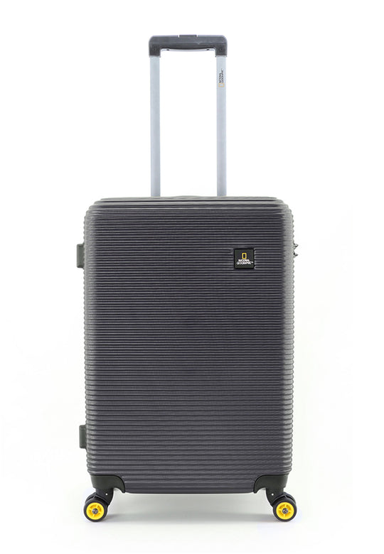 National Geographic Abroad Hard Suitcase / Trolley / Travel Suitcase - (Set/S/M/L) - Black
