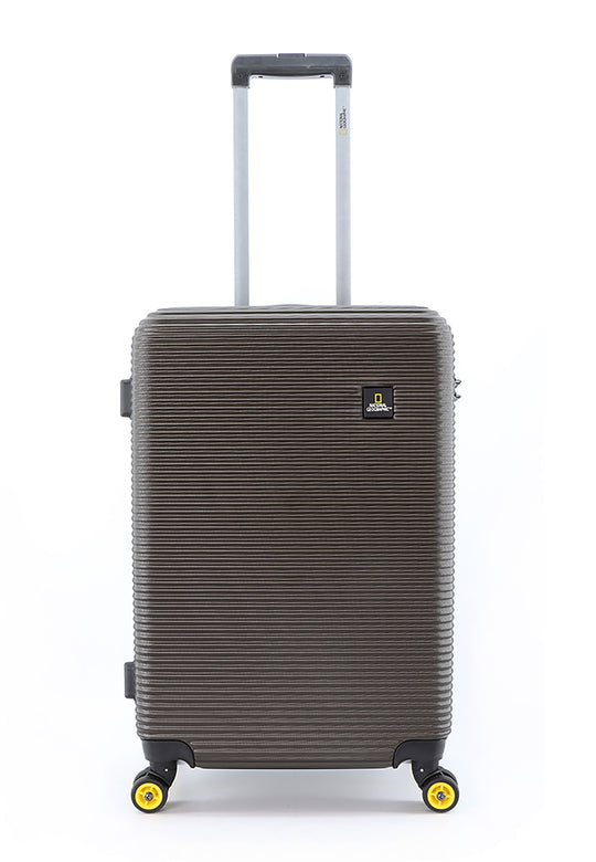 National Geographic Abroad Hard Suitcase / Trolley / Travel Suitcase - (Set/S/M/L) - Khaki