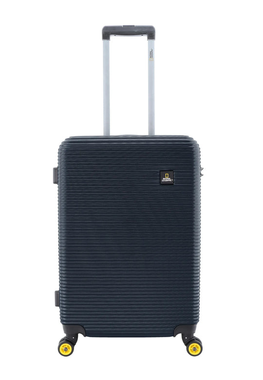 National Geographic Abroad Hard Suitcase / Trolley / Travel Suitcase - (Set/S/M/L) - Navy