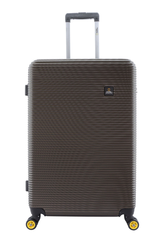 National Geographic Abroad Hard Suitcase / Trolley / Travel Suitcase - (Set/S/M/L) - Khaki