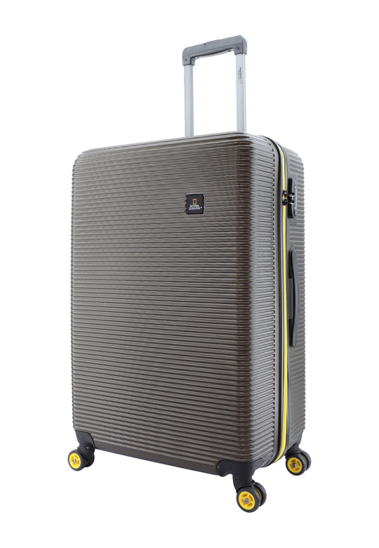 National Geographic Abroad Hard Suitcase / Trolley / Travel Suitcase - (Set/S/M/L) - Khaki