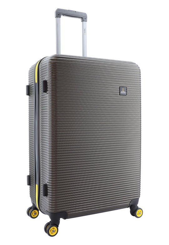 National Geographic Abroad Hard Suitcase / Trolley / Travel Suitcase - (Set/S/M/L) - Khaki