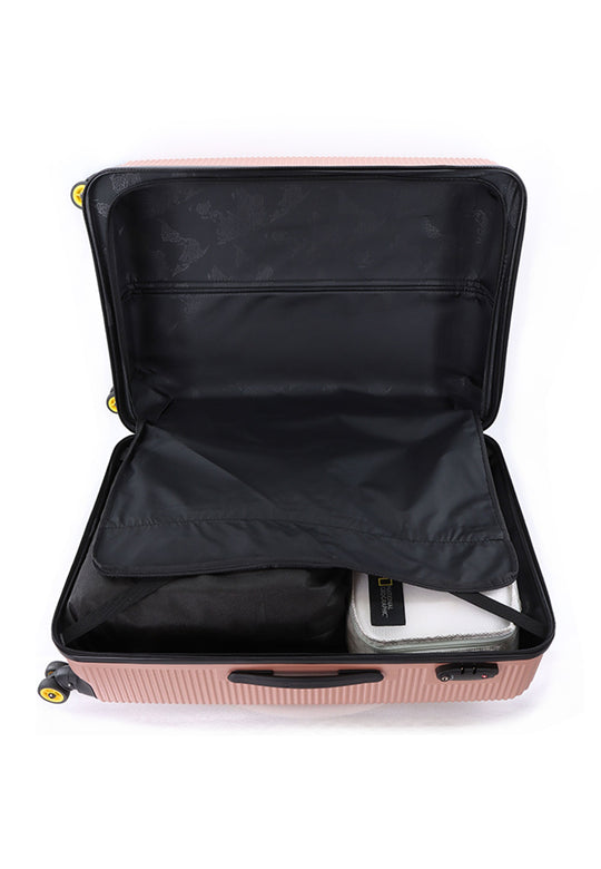 National Geographic Abroad Hard Suitcase / Trolley / Travel Suitcase - (Set/S/M/L) - Rose Gold