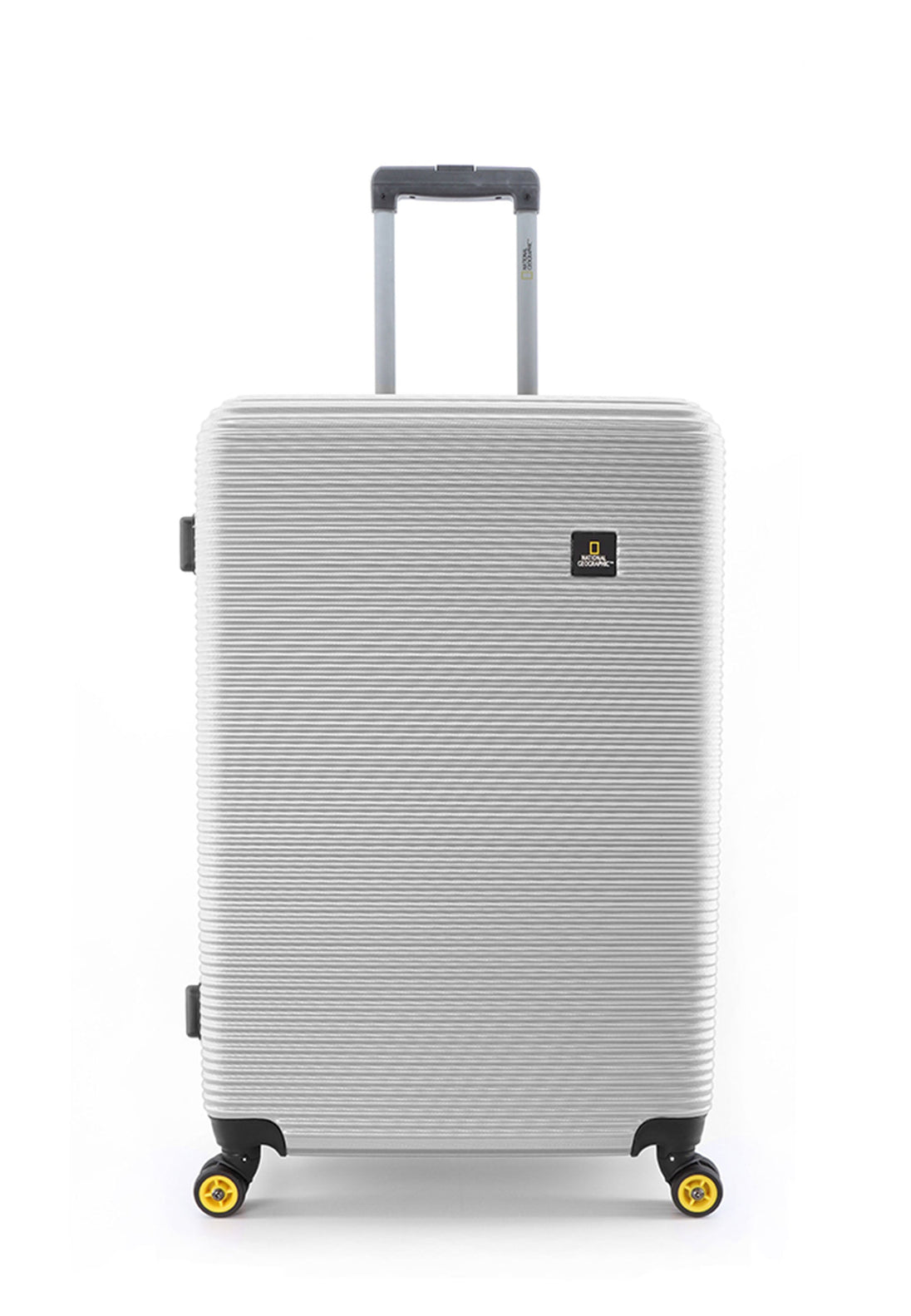 National Geographic Abroad Hard Suitcase / Trolley / Travel Suitcase - (Set/S/M/L) - Silver