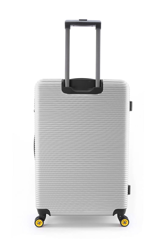 National Geographic Abroad Hard Suitcase / Trolley / Travel Suitcase - (Set/S/M/L) - Silver