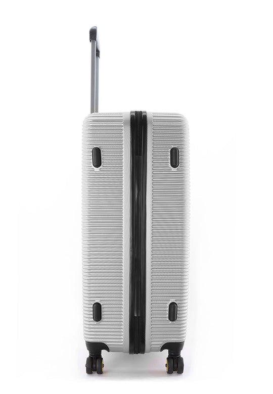 National Geographic Abroad Hard Suitcase / Trolley / Travel Suitcase - (Set/S/M/L) - Silver