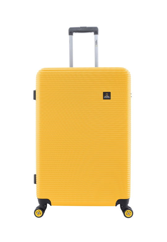 National Geographic Abroad Hard Suitcase / Trolley / Travel Suitcase - (Set/S/M/L) - Yellow