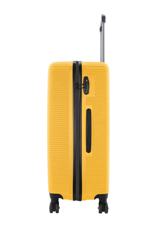 National Geographic Abroad Hard Suitcase / Trolley / Travel Suitcase - (Set/S/M/L) - Yellow