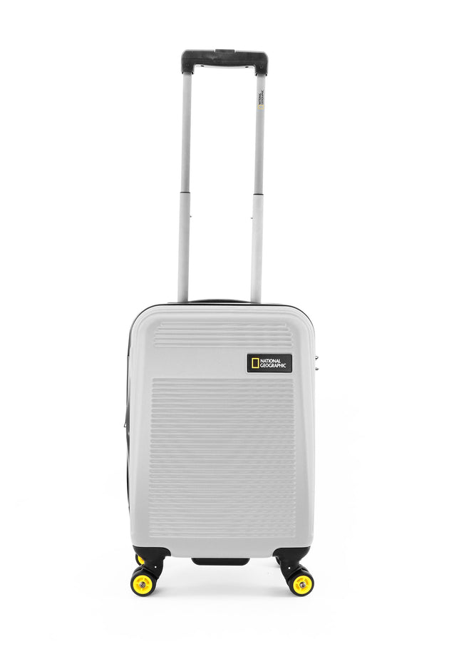 National Geographic Arodrome Hard Suitcase / Trolley / Travel Suitcase - (Set/S/M/L) - Silver