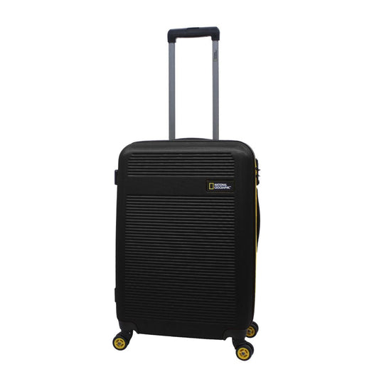 National Geographic Arodrome Hard Suitcase / Trolley / Travel Suitcase - (Set/S/M/L) - Black