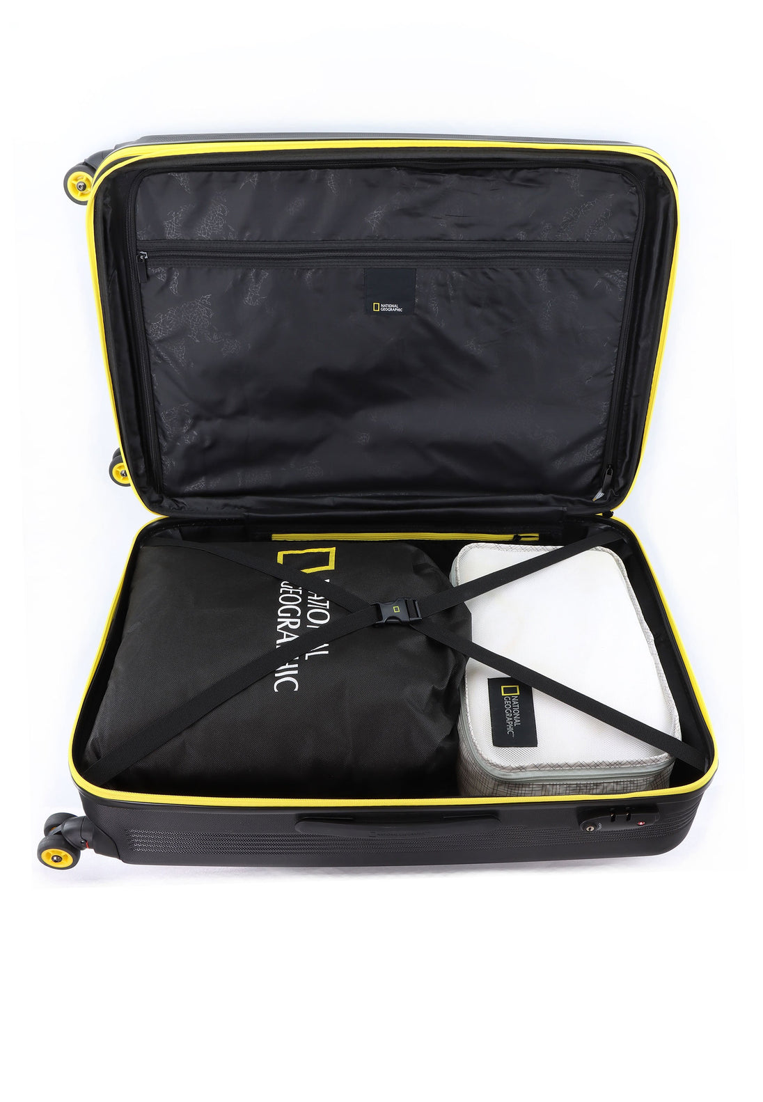 National Geographic Arodrome Hard Suitcase / Trolley / Travel Suitcase - (Set/S/M/L) - Navy