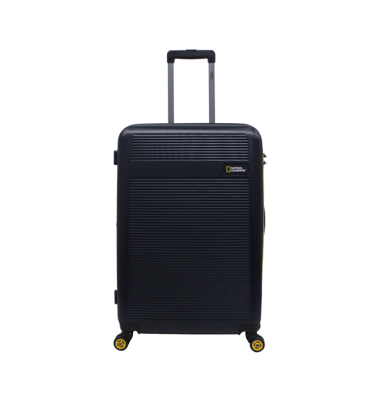 National Geographic Arodrome Hard Suitcase / Trolley / Travel Suitcase - (Set/S/M/L) - Black