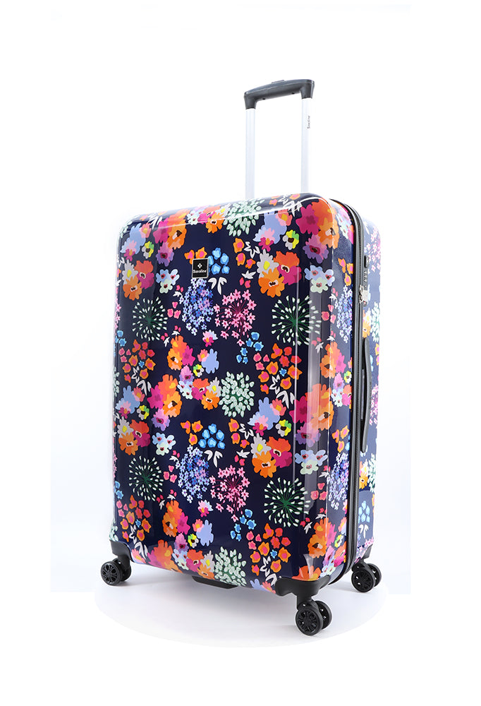 Saxoline Aroma Printed Hard Suitcase / Trolley / Travel Suitcase - (Set/S/M/L)