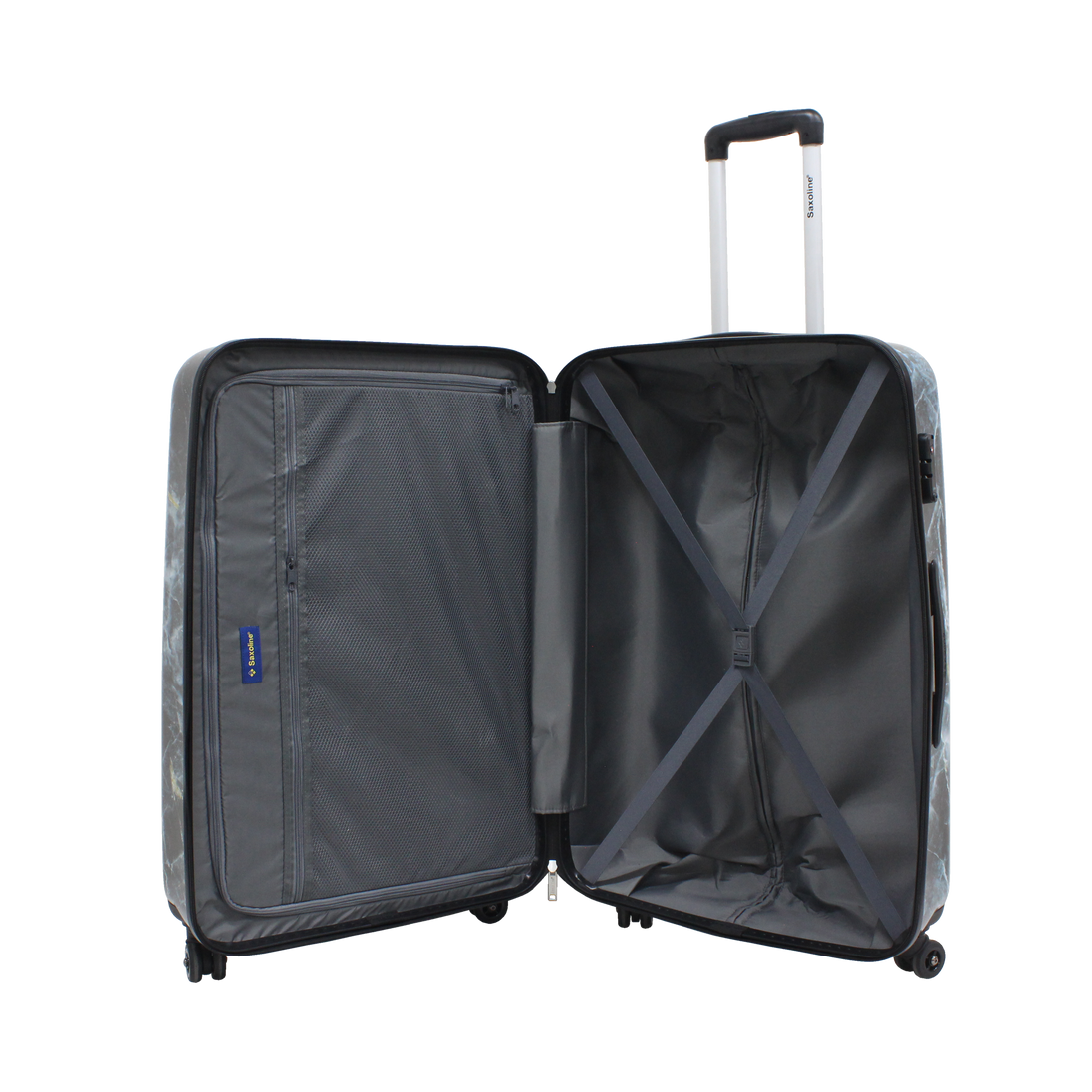 Saxoline Marble Printed Hard Suitcase / Trolley / Travel Suitcase - (Set/S/M/L)