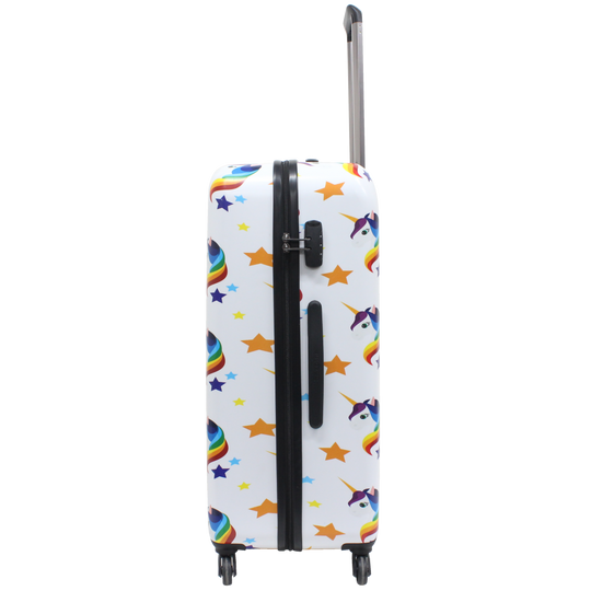 Saxoline Unicorn Printed Hard Suitcase / Trolley / Travel Suitcase - (Set/S/M/L)