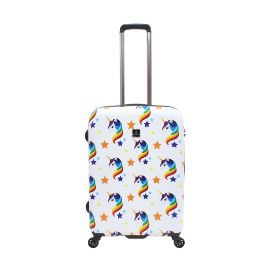 Saxoline Unicorn Printed Hard Suitcase / Trolley / Travel Suitcase - (Set/S/M/L)
