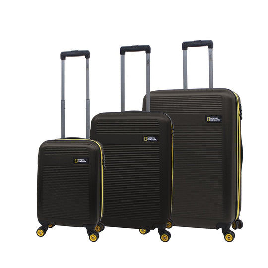 National Geographic Arodrome Hard Suitcase / Trolley / Travel Suitcase - (Set/S/M/L) - Khaki